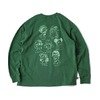 gym master 10oz ピグメントスウェット in my heart ロンTEE G833773画像