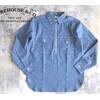 WAREHOUSE Lot 3062 CHAMBRAY WORK SHIRTS(HALF ZIP)画像