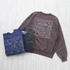 The Endless Summer TES VINTAGE BANDANA EMB PIGMENT BIG SWEAT 1050-26774301画像