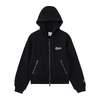 X-girl BACK LACE UP ZIP UP SWEAT HOODIE 105264012009画像