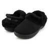 crocs CL UNFURGTBLE VEGAN SUEDE CLOG BLACK 212106-001画像