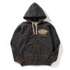 TOYS McCOY FULL ZIP PARKA HEAVYWGHT BLACK HEATHER TOYS McCOY 30TH ANNIVERSARY TMC2661画像