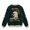 TAILOR TOYO Lot No. TT15974-145 / Late 1950s Style Velveteen Souvenir Jacket &ldquo;POLAR BEAR&rdquo; &times; &ldquo;ALASKA MAP&rdquo;画像