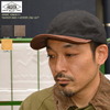 HIGHER VINTAGE DUCK &times; LEATHER BRIM CAP HT26044画像