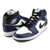 NIKE AIR JORDAN 1 MID wht/tech grey-collede navy DQ8426-108画像
