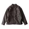 Subciety Faux leather car coat 153-62201画像