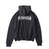 Subciety Boxy double zip up hoodie 155-31338画像