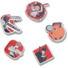 crocs JIBBITZ CHARMS CHAINSAW MAN ELEVATED 5 PACK 10019520画像