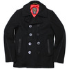 Schott 740C PEA COAT LEATHER PIPING (24oz.)画像