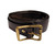 Stevenson Overall leather belt #101/dark brown画像