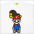 A BATHING APE NFS限定 MARIO to MILO / 寝そべり Tシャツ WHITE画像