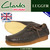 Clarks LUGGER EBONY LEATHER 20319132画像