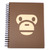 A BATHING APE MILO リングノート BROWN画像
