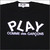 PLAY COMME des GARCONS PLAYロゴ Tシャツ BLACK画像