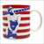 HYSTERIC GLAMOUR BACK IN THE USAマグカップ RED画像