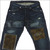 A BATHING APE DAMAGE デニムパンツ MEDIUM DARK画像