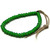 BINGO BROTHERS ホワイトハーツ 革紐ブレスレット GREEN画像