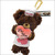 Disney UniBEARsity プラッシュキーチェーン Lots of Sweets モカ BROWN画像