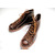 Thorogood by WEINBRENNER ROOFER BOOTS w HORSEHIDE OVERLAY LEATHER ROUND EYELET brown made in U.S.A.画像