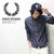 FRED PERRY 下前ティップリブ長袖シャツ F4224画像