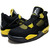NIKE AIR JORDAN 4 RETRO "THUNDER" blk/wht-t.yellow 308497-008画像