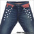 A BATHING APE COLLEGE STA DENIM PANTS WASH INDIGO画像