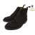 Tricker's M2508 BROGUE BOOTS "MALTON" BLACK REPELLO SUEDE画像