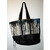 J.AUGUR DESIGN Black Rain TOTE BAG Blue Paint画像