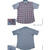 HOSU Check Chambray S/S Shirt 107-5025画像