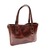 CORONADO LEATHER AMERICAN TOTE BAG BROWN画像