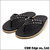 BARNEYS NEWYORK x ISLAND SLIPPER レザースタッズサンダル BLACK LICORICE画像