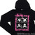 mastermind JAPAN x STUSSY SKULL PATTERN PULLOVER HOODIE BLACKxPINK画像