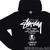 mastermind JAPAN x STUSSY WORLD TOUR PULLOVER HOODIE BLACK画像