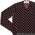 PLAY COMME des GARCONS POLKA DOT kNIT BURGUNDY画像