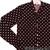 PLAY COMME des GARCONS POLKA DOT KNIT CARDIGAN BURGUNDY画像
