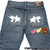 A BATHING APE 2008 TYPE-05 STA PAINT DENIM PANTS WASH INDIGO 1080-150-008画像