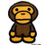 A BATHING APE MILO BIG BATH TOWEL BROWN 2080-182-061画像
