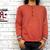 RRL ヘンリーネックスウェット WASH RED画像