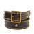 OLD YORK STUDDED BELT OY-002 BROWN画像