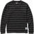 CRIMIE LATERAL V-NECK SWEATER (BLACK) C1C7-KN03画像