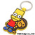 A BATHING APE x THE SIMPSONS MILO THE SIMPSONS KEY CHAIN  YELLOW画像
