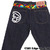 A BATHING APE 1999 TYPE-02 MILO ABC MULTI DENIM PANTS  INDIGO画像