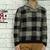 RRL ショールカラー ブロックチェック ウール セーター画像