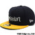 MAISON KITSUNE x NEW ERA PARISIEN 59 FIFTY CAP NAVYxYELLOW画像