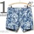 REMI RELIEF インディゴ花柄シャンブレーショーツ RN14149 100画像