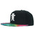 GRIZZLY GRIPTAPE TIEDYE SNAPBACK BLACK STGRZ012画像