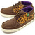 SANUK Schooner Animal MNS BROWN/CHEETAH SMF10422-BCHT画像