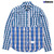 atmos PLAID SPLIT SHIRT BLUE ATS-NA-0002画像