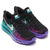 NIKE WMNS FLYKNIT MAX BLACK/WHITE-PURPLE VENOM/TURBO GREEN 620659-001画像