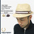 FRED PERRY FailsWORTH Spiral Straw Trilby Hat HW4609画像